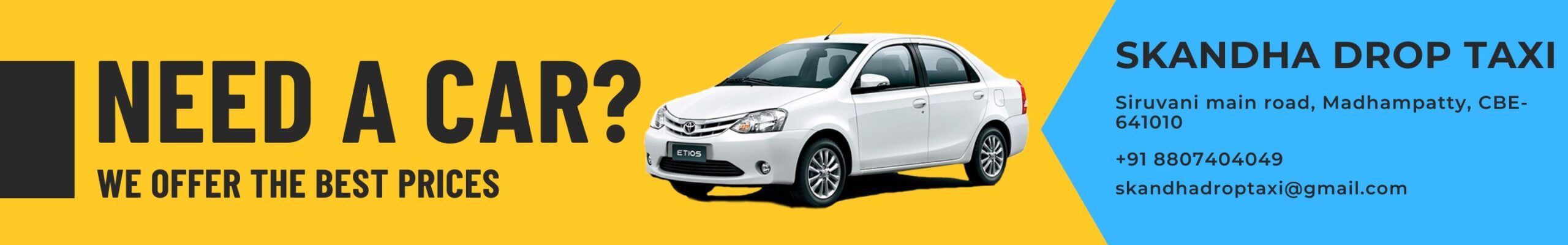 Taxi Service in Coimbatore